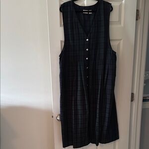 Plaid Sleeveless Dress